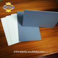 Jinbao 1.22*2.44m white gray hard surface rigid PVC plastic sheet